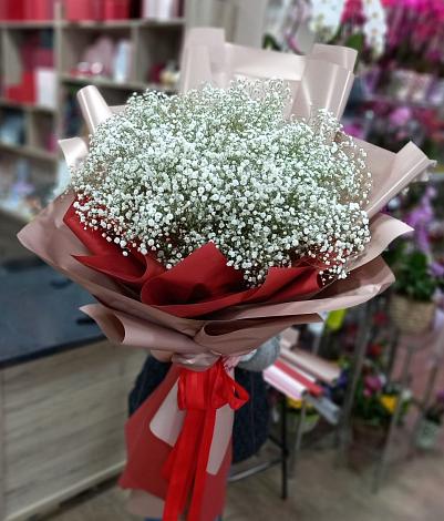 Букет цветов из: Гипсофила в Седкыркещ