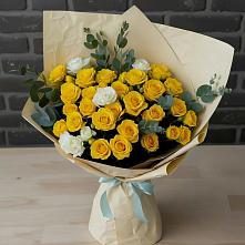 Букет цветов из:  Розы в Седкыркещ