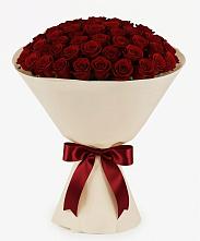 Букет 101 Бордовая роза Блэк Бакарра в Седкыркещ