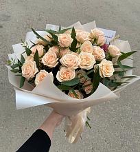 Букет Кремовые розы Латте в Седкыркещ