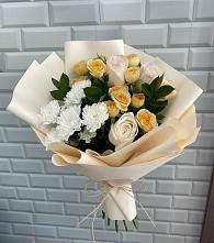 Букет цветов из:  Розы и Хризантемы #REPLACE_PRED# Седкыркещ