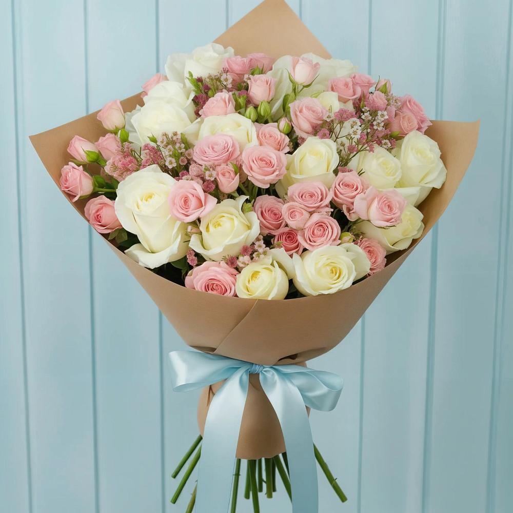 Букет цветов из: Розы в Седкыркещ