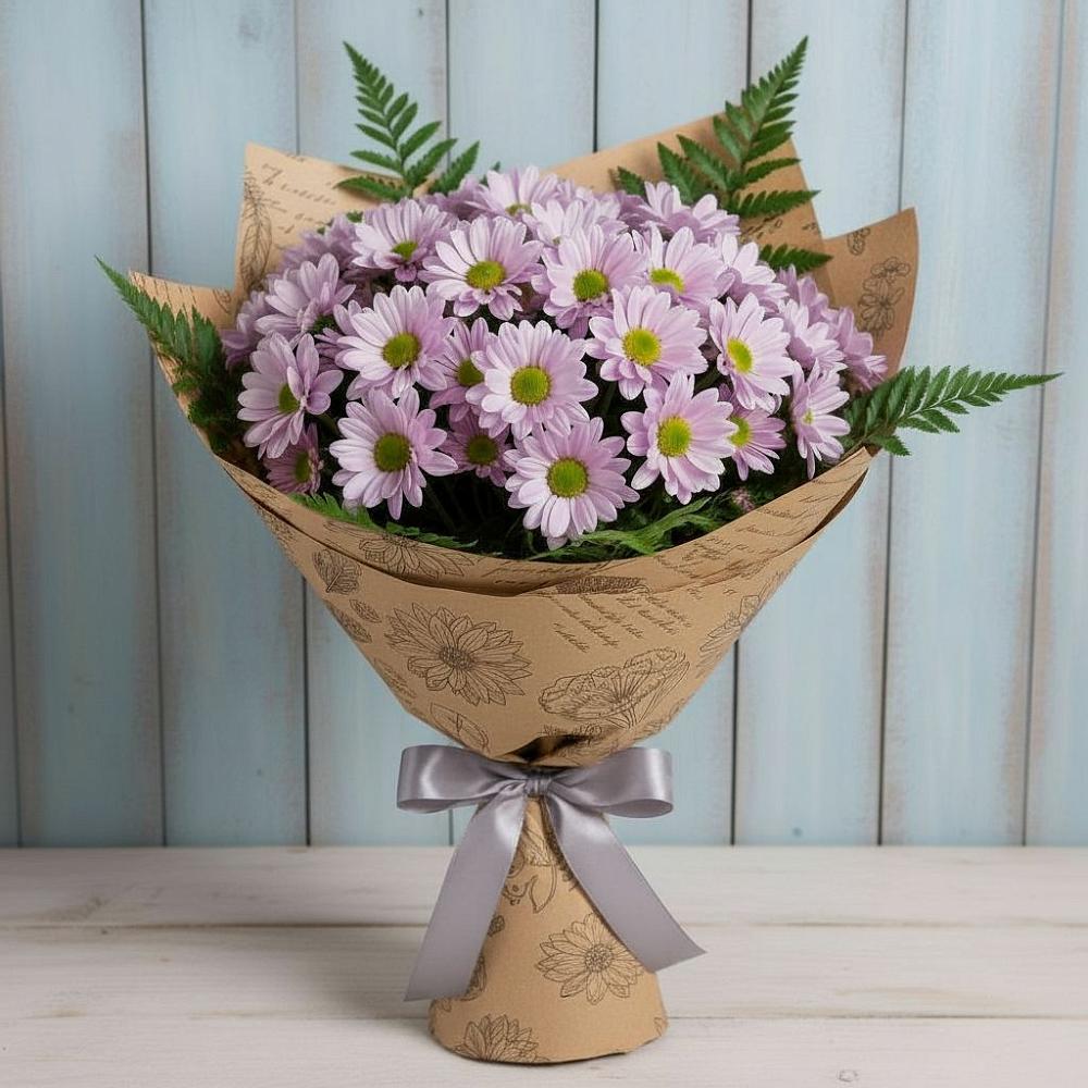 Букет цветов из: Хризантемы в Седкыркещ