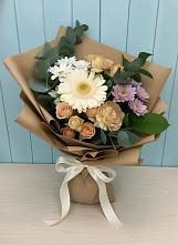 Букет цветов из:  Герберы и Хризантемы в Седкыркещ