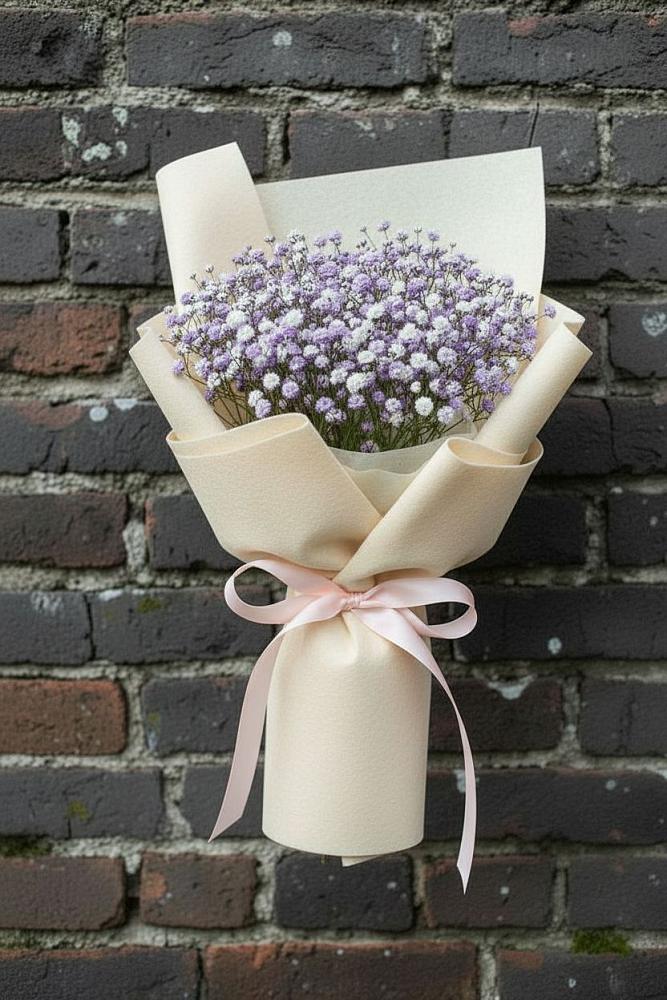 Букет цветов из: Гипсофила в Седкыркещ