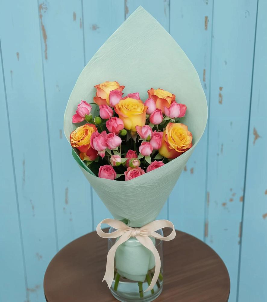 Букет цветов из: Розы в Седкыркещ