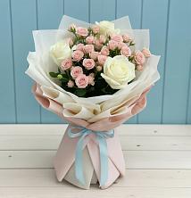Букет цветов из:  Розы в Седкыркещ