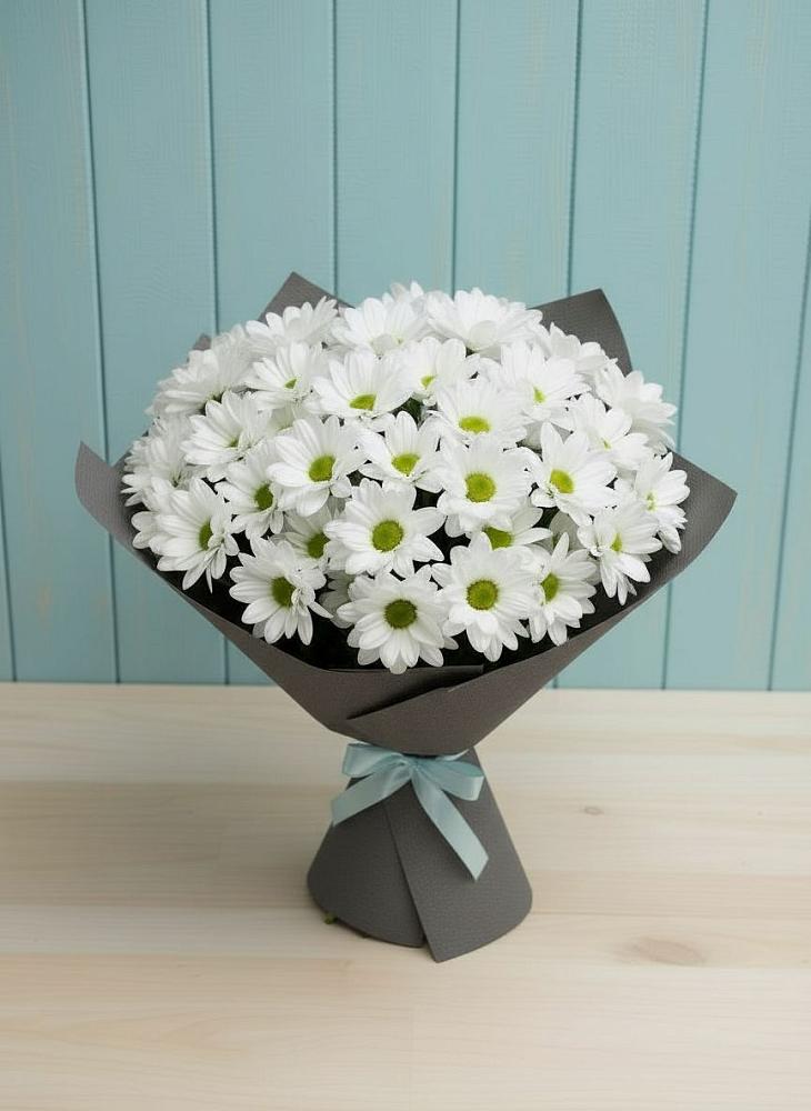 Букет цветов из: Хризантемы в Седкыркещ