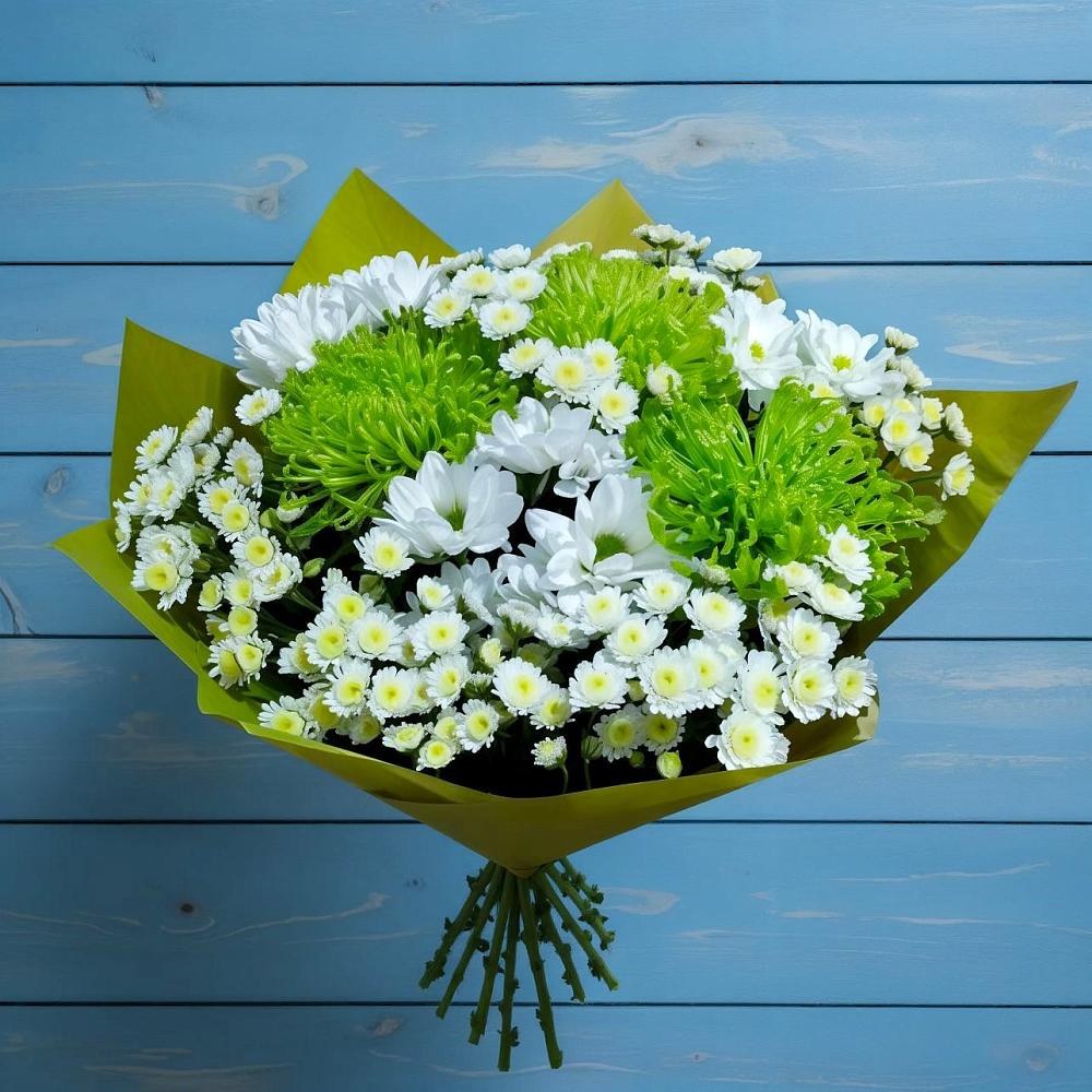 Букет цветов из: Хризантемы в Седкыркещ