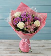 Букет цветов из:  Герберы в Седкыркещ