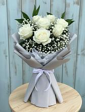Букет цветов из:  Розы в Седкыркещ