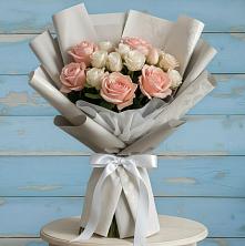 Букет цветов из:  Розы в Седкыркещ