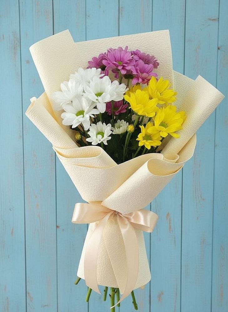 Букет цветов из: Хризантемы в Седкыркещ