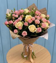 Букет цветов из:  Розы в Седкыркещ