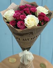 Букет цветов из:  Розы в Седкыркещ