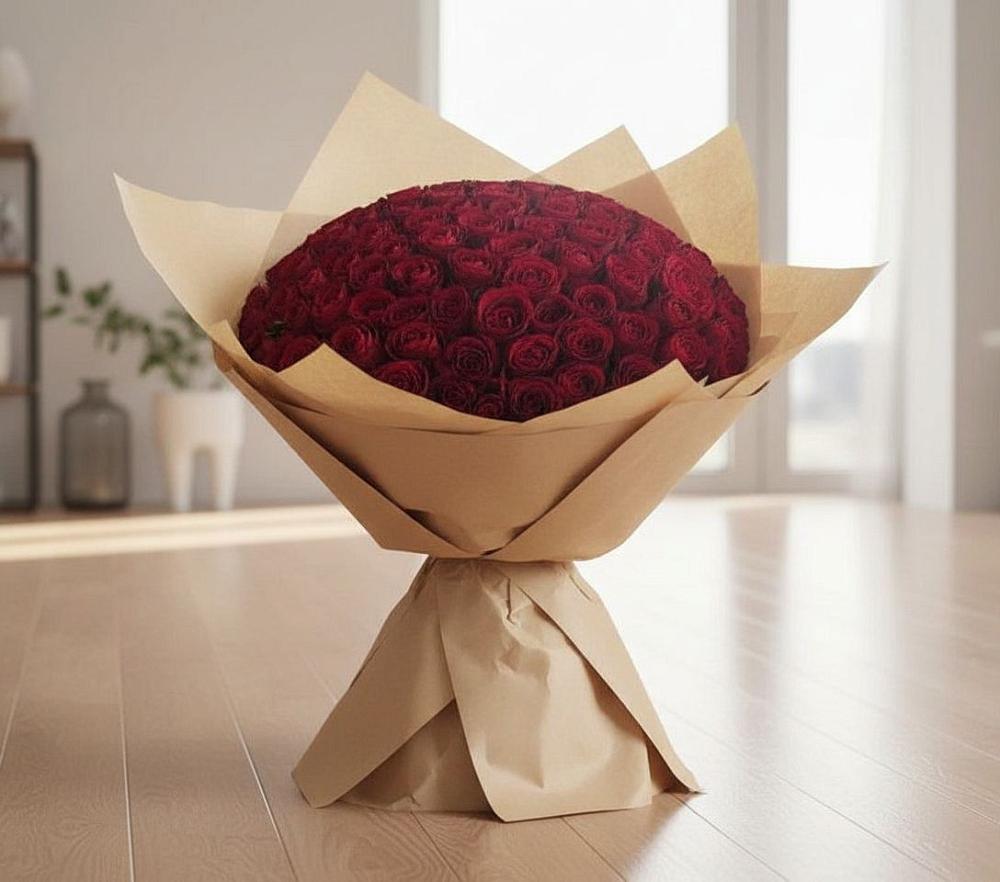 Букет 101 Красная роза в Седкыркещ
