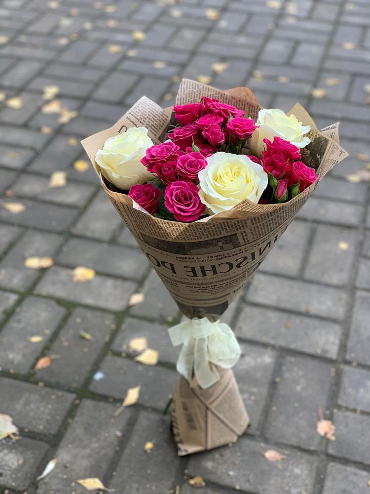 Букет цветов из: Розы в Седкыркещ