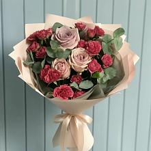 Букет цветов из:  Гвоздики и Розы #REPLACE_PRED# Седкыркещ