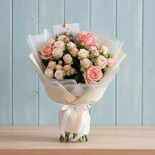 Букет цветов из:  Розы в Седкыркещ
