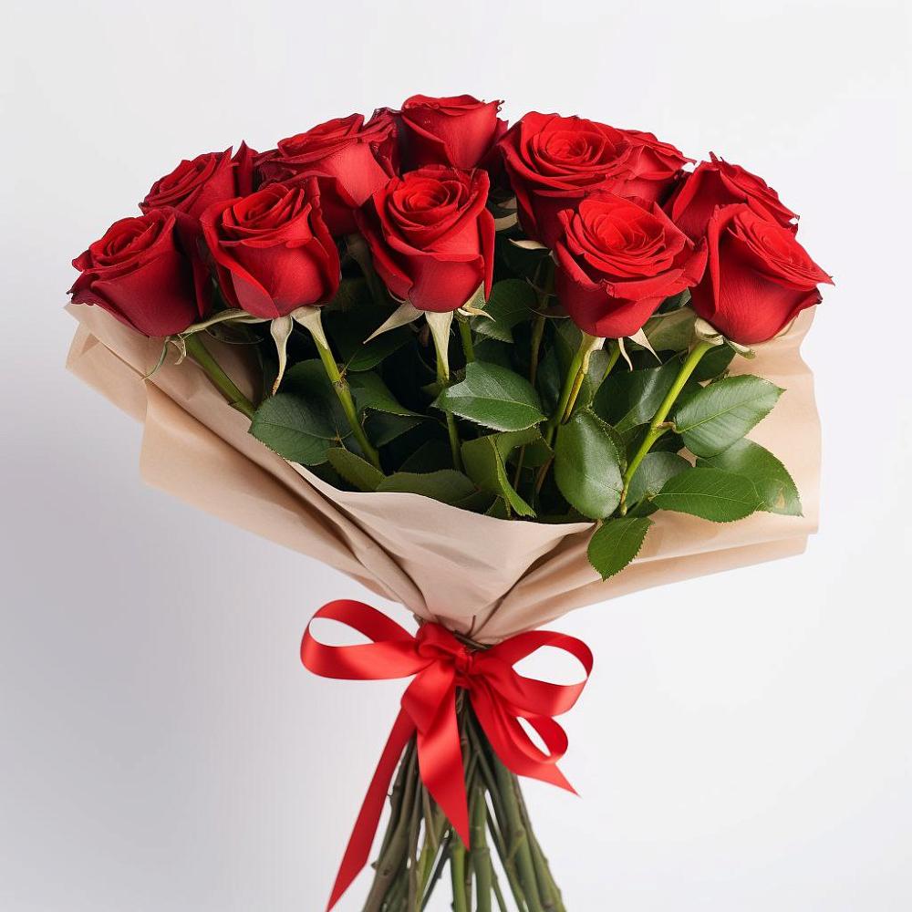 Букет 11 Красных роз Эдлесс Лав в Седкыркещ
