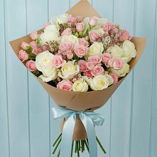 Букет цветов из:  Розы в Седкыркещ